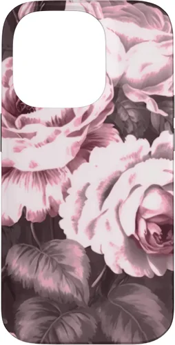 Miniatura 17 de iPhone 16 Vintage Classic Rose Flower Pattern in Pink Case