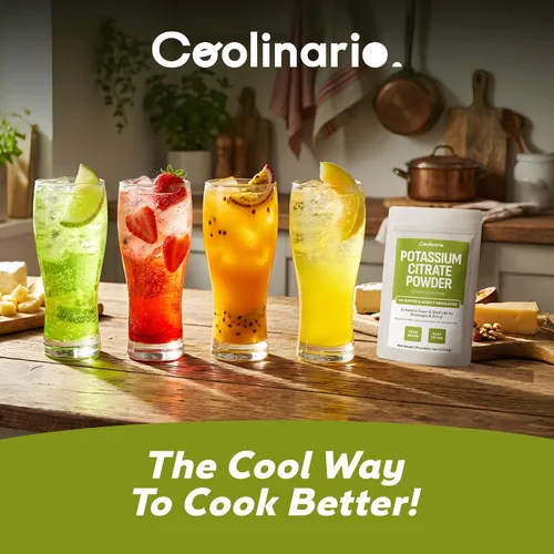 Miniatura 8 de Coolinario Polvo de citrato de potasio (4 onzas) tampón de pH y regulador de acidez para bebidas y lácteos Mejora el sabor y la vida útil