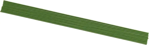 Miniatura 9 de Juego de 10 estacas de metal para plantas de jardín con 15 clips de fijación de vid, estacas de flores de un solo tallo de 15.75 pulgadas de alto