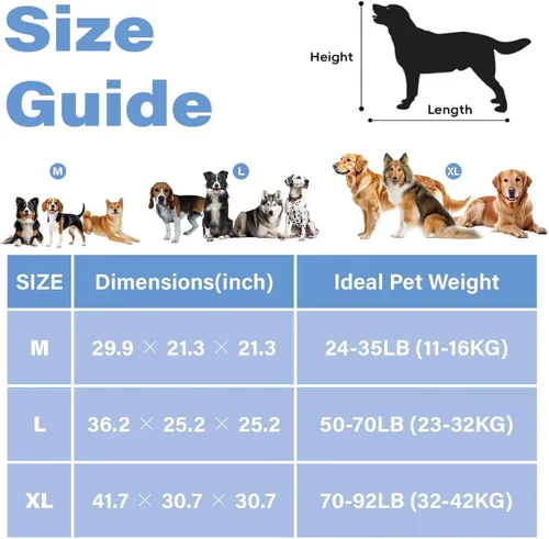 Miniatura 3 de Jaula plegable para perros, jaula suave portátil para perros con cama de forro polar para perros medianos, perrera plegable de viaje con ventanas