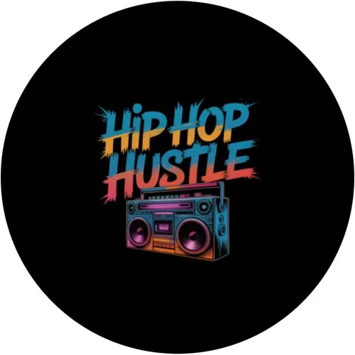 Miniatura 3 de Hip Hop Hustle Retro Boombox Graffiti Style PopSockets Adhesive PopGrip