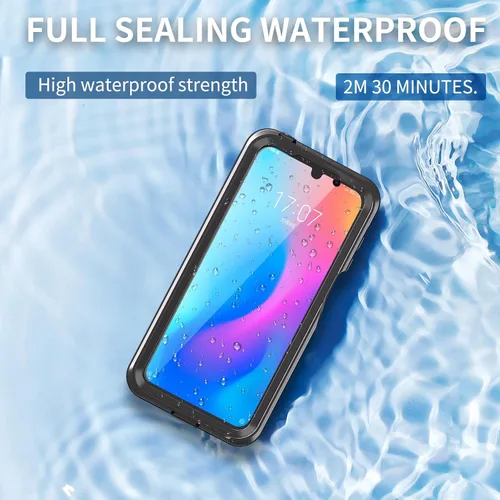 Miniatura 2 de Funda para Motorola Moto G 5G 2024 con protector de pantalla integrado, funda impermeable resistente de cuerpo completo sumergible a prueba de polvo