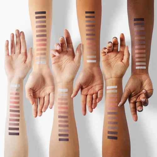 Miniatura 4 de Paleta de Sombras de Ojos de 12 Colores Maquillaje Colores Nude Naturales Nude Mate Shimmer Brillo Glitter Pigmento Conjunto de Paletas de Sombra