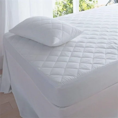 Miniatura 6 de Protector impermeable algodón de colchón, ajustable, Blanco, gemelo