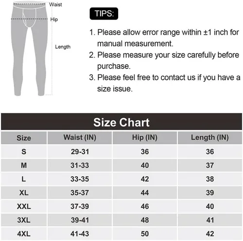 Miniatura 6 de SIMIYA Ropa interior térmica para hombre, ropa interior térmica ultra suave para hombre