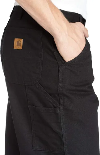 Miniatura 3 de Carhartt - Pantalones de trabajo de pato de algodón lavado con corte holgado para hombre