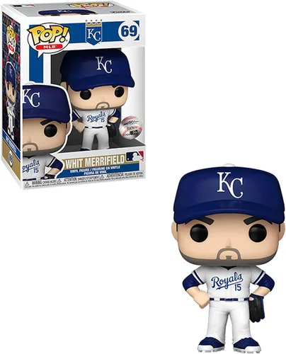 Funko Pop! MLB: Royals - Whit Merrifield (Uniforme para el hogar) Figura coleccionable de vinilo
