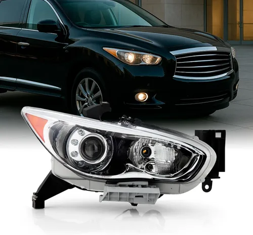 Miniatura 7 de AKKON - Compatible con modelos Infiniti Jx35 2013 / 2014-2015 QX60 OE HID modelo proyector LED conjunto de faros delanteros