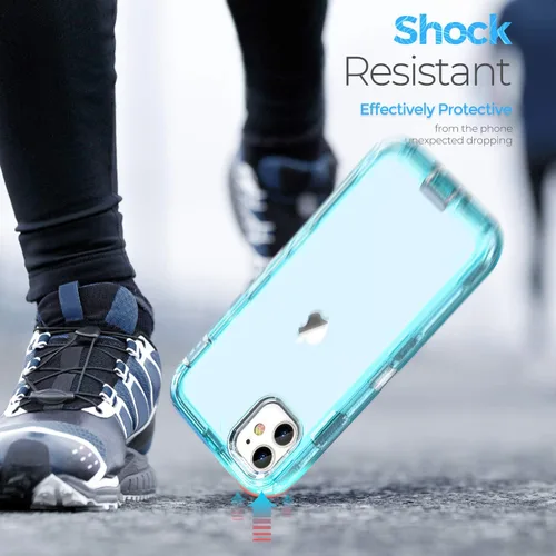Miniatura 5 de ORIbox - Funda compatible con iPhone 11 Pro Max, resistente a los golpes, anticaídas, transparente