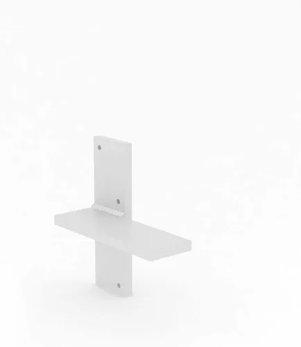 Miniatura 16 de Soporte de pared flotante para encimera, soportes de pared resistentes para crear bancos flotantes, escritorio, tocador, bar o repisa, acero