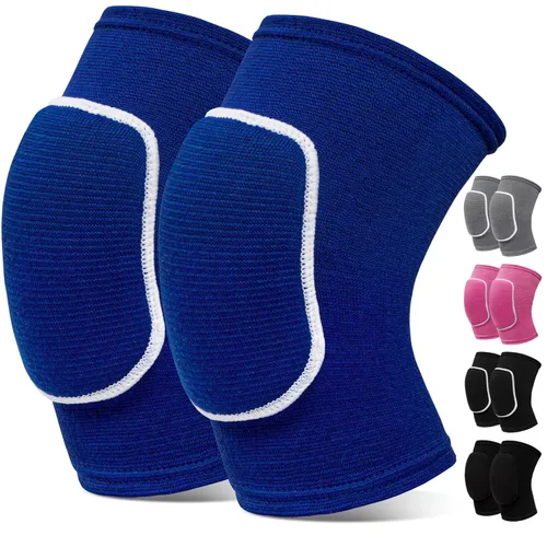 Miniatura 9 de Rodilleras de voleibol para mujeres, hombres, niños y niñas, rodilleras para baloncesto, voleibol, fútbol, baile, yoga, tenis, correr, ciclismo