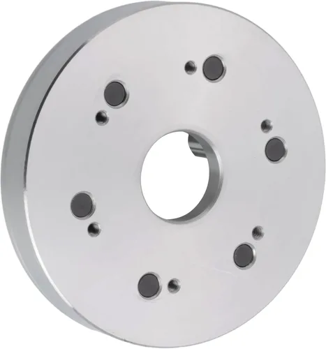 Miniatura 5 de CME Portabrocas de torno independiente de 4 mordazas de 5 pulgadas con placa de respaldo semiacabada Camlock D1-5, máquina para adaptarse a