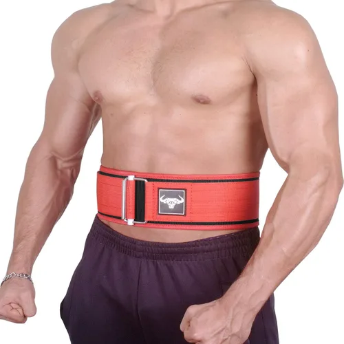 Miniatura 9 de IBRO Cinturón de Levantamiento de Pesas Premium con Cierre Rápido - Soporte para la Espalda para Powerlifting, Entrenamiento Cruzado y Culturismo
