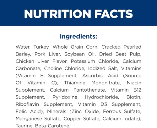 Miniatura 7 de Hill's Science Diet Adult 7+ - Alimento húmedo para perros, pavo y cebada, latas de 13 onzas, paquete de 12