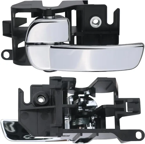 Miniatura 4 de APPERFiT Manija de puerta interior delantera o trasera izquierda lado del conductor cromada compatible con Nissan Frontier 2005-2021, Pathfinder