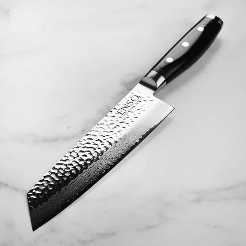 Miniatura 2 de Enso Cuchillo Kiritsuke de Damasco martillado HD de 8 pulgadas