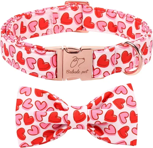 Miniatura 32 de Collares Verdes para Perros Pequeños, Lindo Collar de Pana para Perro con Corbatín, Hebilla de Metal de Seguridad, Collares Ajustables