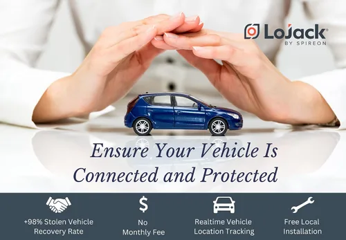 Miniatura 8 de LoJack para automóviles Rastreador GPS para vehículos sin tarifa mensual Dispositivo antirrobo para automóvil Instalación profesional incluida