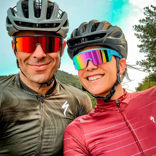 Miniatura 7 de AVV Gafas de sol de béisbol polarizadas UV400 para hombres, mujeres y jóvenes, gafas de sol para correr, deportes, pesca y bicicleta Lente azul