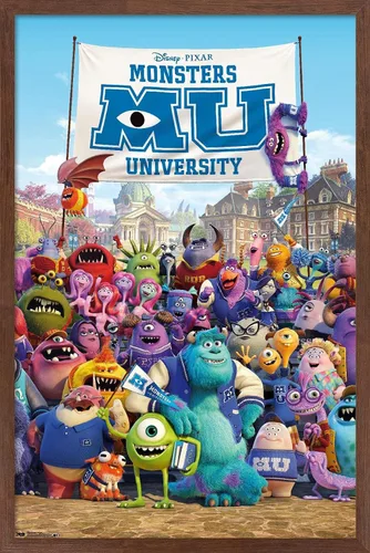 Miniatura 7 de Trends International Disney Pixar Monsters University - One Sheet Wall Poster, 14.725" x 22.375", Barnwood Framed Version