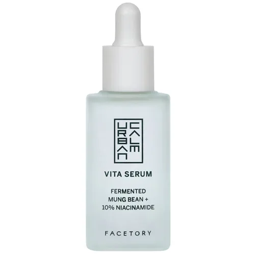 Miniatura 7 de FACETORY Urban Calm - Suero hidratante Vita con frijol mungo fermentado y 10% niacinamida, suero facial que aumenta el brillo para mujeres