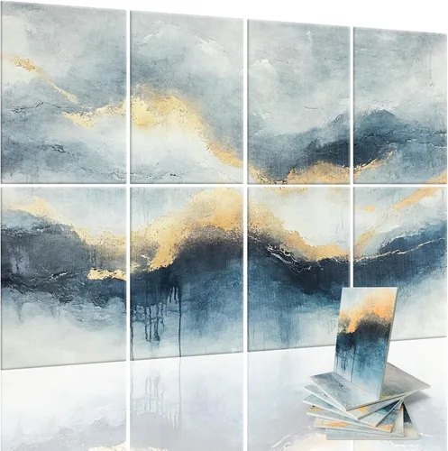Miniatura 9 de Art3d paneles insonorizantes para pared 48"x32", paquete de 8 paneles acústicos de pared con arte, paneles de pared decorativos y absorbentes