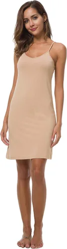Miniatura 6 de Vestido básico ajustable con tirantes delgados para mujer, mini vestido de camisola