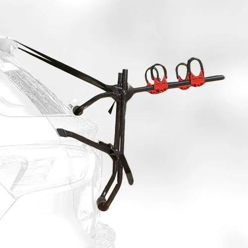 Blueshyhall - Portabicicletas para maletero, Soporte para bicicleta para SUV y coche, resistente, para 2 bicicletas