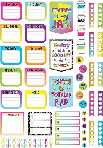 Miniatura 4 de Teacher Created Resources Brights 4Ever Planificador de lecciones (TCR3928)