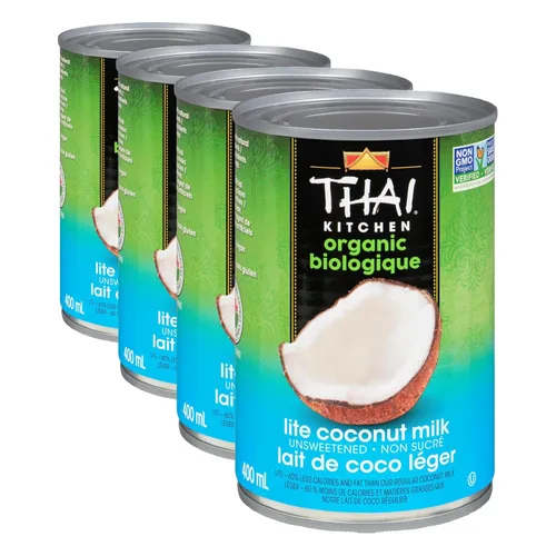 Miniatura 6 de Thai Kitchen leche de coco orgánica sin edulcorantes, 13.66 onzas líquidas (paquete de 6 unidades)