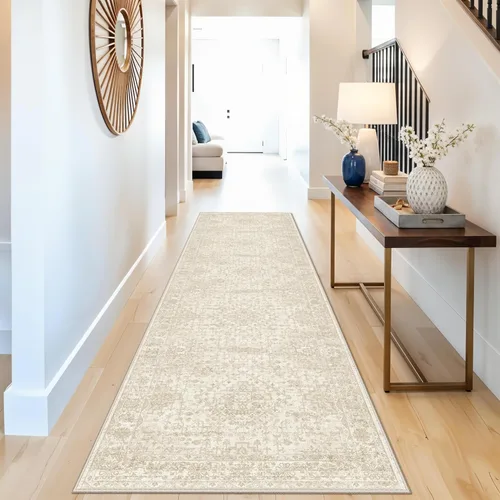 Miniatura 49 de Alfombra antideslizante lavable de 2 x 3 pies - Alfombra suave de pelo bajo para cocina, entrada y dormitorio - Tapete moderno para puerta