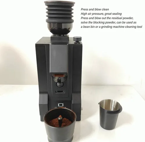 Miniatura 2 de Molinillo de café de dosis única, molinillo de café 2 en 1 con fuelle de silicona, herramienta de molinillo de café para manual Mignon