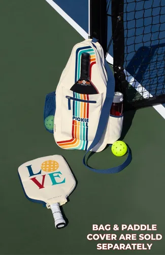 Miniatura 7 de STEEL MILL AND CO. Bolsas de pickleball para mujeres y hombres, bolsa de pickleball unisex con capacidad para 4 paletas de pickleball, bolsa