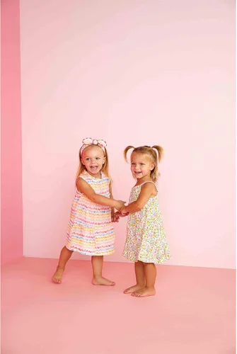 Miniatura 6 de Mud Pie Conjunto de vestido y diadema para niñas de talla única