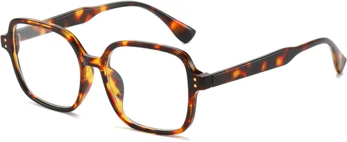 Miniatura 6 de LJCZKA Lentes cuadrados de bloqueo de luz azul para mujeres y hombres, lentes rectangulares retro de los años 90 para juegos de computadora