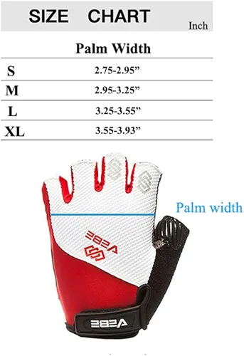 Miniatura 7 de VEBE Guantes de ciclismo para hombre y mujer, guantes de bicicleta de montaña, guantes de bicicleta transpirables que absorben los golpes