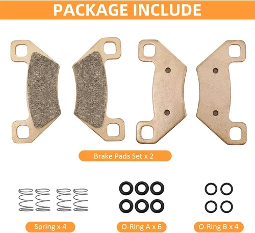 Miniatura 6 de Pastillas de Freno Delanteras Traseras Sinterizadas 2 Set para Arctic Cat Textron 400 450 500 550 650 700 1000 Alterra Prowler Wildcat HDX VLX XC450