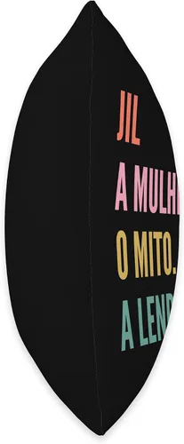 Miniatura 2 de Funny Portuguese First Name Design - Jil Throw Pillow