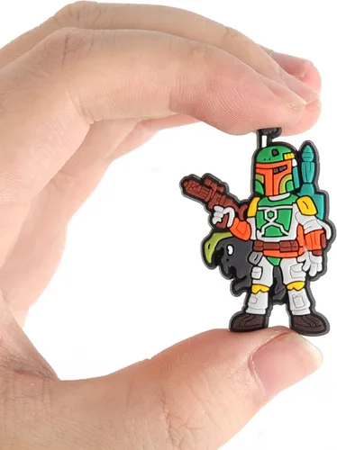 Miniatura 3 de 20 dijes de estrella para zapatos para zuecos y sandalias, accesorios de zapatos para niños y hombres, regalos de fiesta, Cloruro de polivinilo