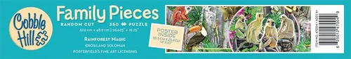 Miniatura 6 de Cobble Hill Family Piece's 350 Puzzle – Rainforest Magic – Póster de muestra incluido