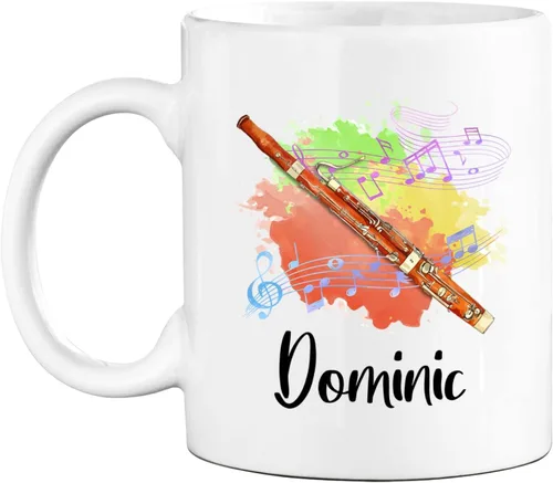 Miniatura 13 de Taza de café blanca con nombre personalizado para reproductor de piano, 11 y 15 onzas, taza de café con instrumento musical de piano, regalos
