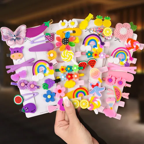 42 pinzas para el pelo de bebé, pasadores para niñas, accesorios para el cabello para niñas pequeñas, pinzas para el cabello para niños, pinzas para