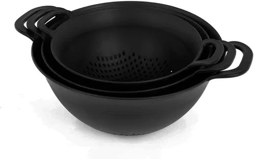 Miniatura 2 de Mintra Home Coladores 3pk (surtido de 3 unidades, negro)