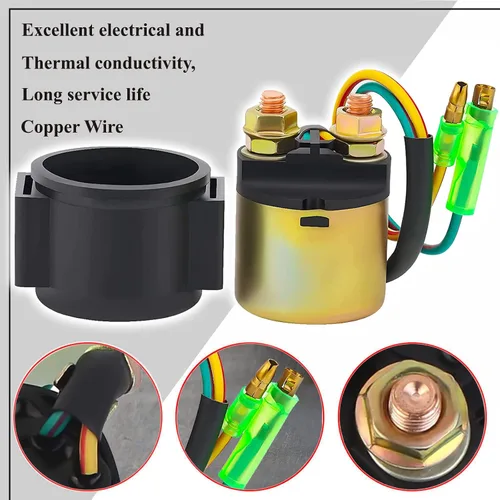 Miniatura 5 de Relé solenoide de arranque para Honda Fourtrax 300 TRX300EX 1993 1994 1995 1996 1997 1998 1999 2000 2001 2002 2003