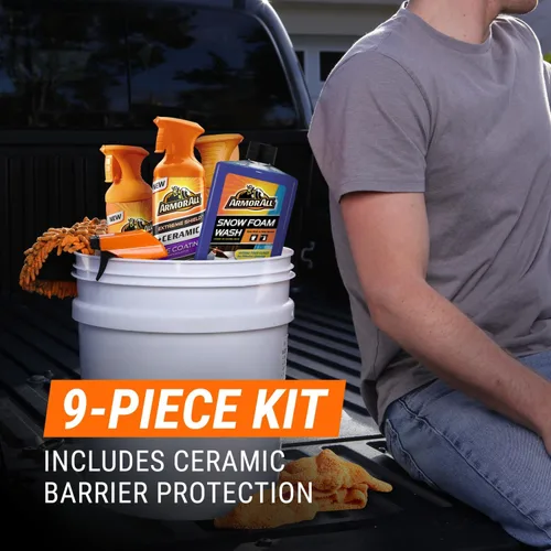 Miniatura 3 de Kit Ultimate de Lavado de Automóvil Armor All, Incluye Lavado de Auto, Limpiador de Cristales, Limpiador de Neumáticos, Accesorios de Microfibra