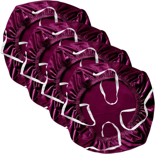 Miniatura 22 de Yikko - Fundas de asiento de terciopelo para silla de 14.96-18.89 pulgadas, con correas, fundas lavables para silla de oficina y computadora
