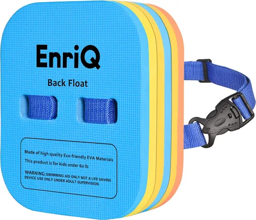 Flotador trasero de seguridad para natación con 3 capas ajustables cinturones de natación impermeables dispositivo para niños flotadores de natación