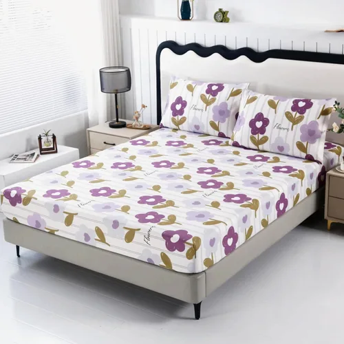 Miniatura 8 de SDIII Sábana bajera ajustable azul floral individual con 2 fundas de almohada, no incluye sábana encimera, microfibra suave azul vintage, sábanas