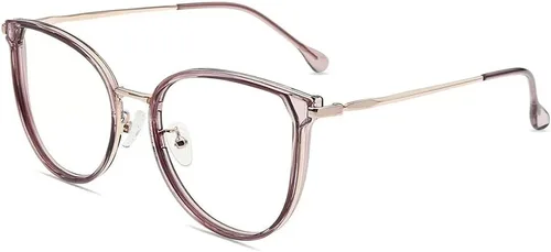 Miniatura 8 de Firmoo Lentes de bloqueo de luz azul, montura redonda retro, antifatiga ocular, anti UV400, lentes de computadora para mujeres y hombres, negro