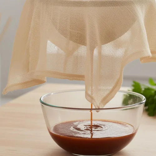 Miniatura 6 de Estopilla grado 100 bordes con dobladillo, 100% algodón sin blanquear, bolsa de leche de nueces, paño colador reutilizable para hacer queso, yogur